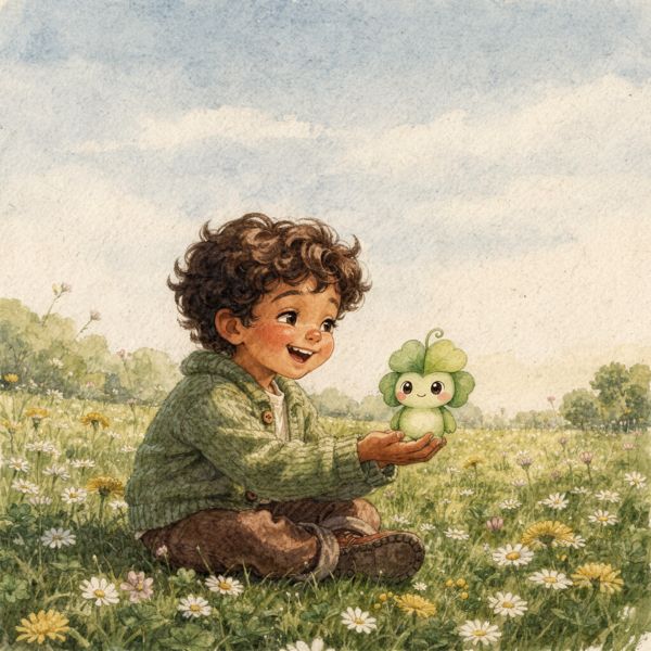 Sample page from The Lucky Little Clover – Personalized Edition, Look 1