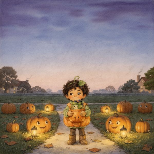 Sample page from My Not-So-Spooky Halloween – Personalized Edition