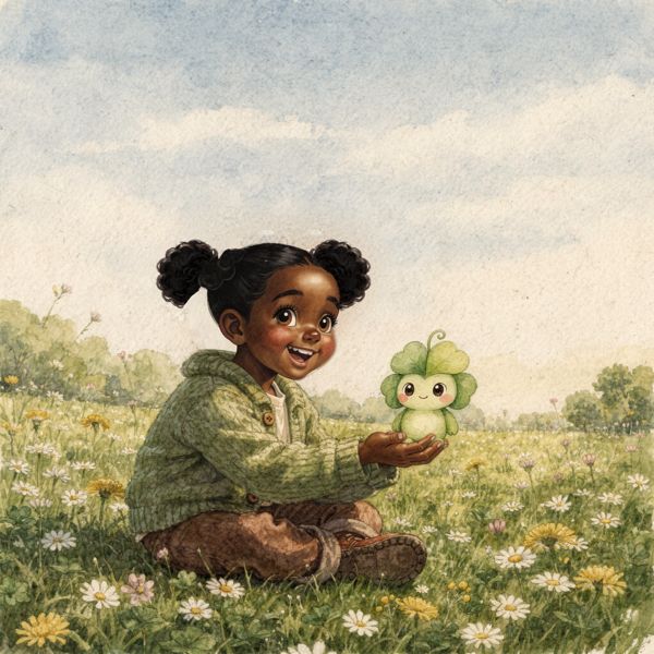 Sample page from The Lucky Little Clover – Personalized Edition, Look 2